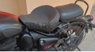 Royal Enfield Classic Reborn 350 Front Customized Black Premium Touring Seat - SPAREZO