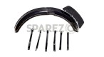 1950s Complete Front Mudguard And Number Plate With Fixing - SPAREZO