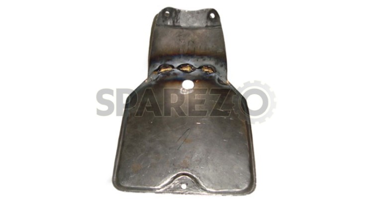 Customized Raw Vintage Rear Number Plate for Royal Enfield - SPAREZO