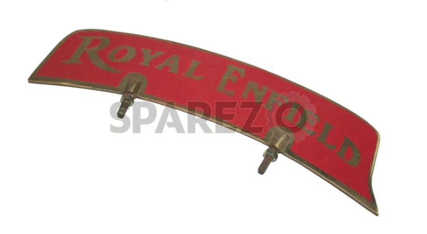 Details about   5x ROYAL ENFIELD FRONT MUDGUARD BRASS NUMBER PLATE BLUE STICKER NEW BRAND 