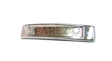 Universal Classic Silver Front Number Plate - SPAREZO
