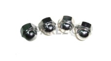 Royal Enfield Rear Shocker Domed Nuts 4 Chromed - SPAREZO