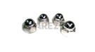 Royal Enfield Rear Shocker Domed Nuts 4 Chromed - SPAREZO