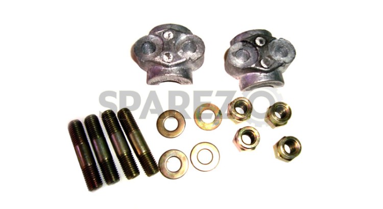 Royal Enfield Fork Lug Caps Studs Washer Fork And Stud - SPAREZO