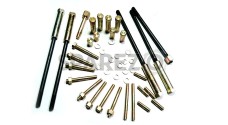 Royal Enfield Complete Cylinder Head Nut Stud Kit, Rocker Nut Kit