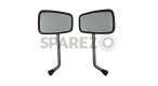 Eliminator Style Rectangular Side Mirror Set Chrome - SPAREZO