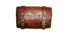 Brand New Handcrafted Genuine Tan Leather Saddle Bag