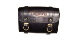 Genuine Leather Black Tool Bag For Triumph - SPAREZO