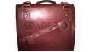 Royal Enfield Pair of Brown Genuine Leather Saddle Bags - SPAREZO