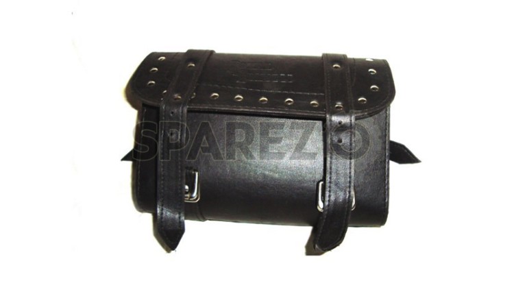 New Royal Enfield Leather Tool Roll Bag Studs - SPAREZO