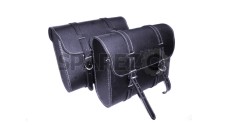 Royal Enfield Leather Saddle Bag Pair - SPAREZO