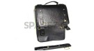 Royal Enfield Set Of Saddle Bag Black Genuine Leather - SPAREZO