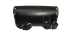 Handcrafted Black & Brown Leather Universal Tool Bag/Tool Roll - SPAREZO