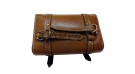 Handcrafted Tan Leather Tool Bag With Indian Logo - SPAREZO