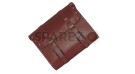 Royal Enfield Brown Color Saddle Bag With Fitting Strips - SPAREZO