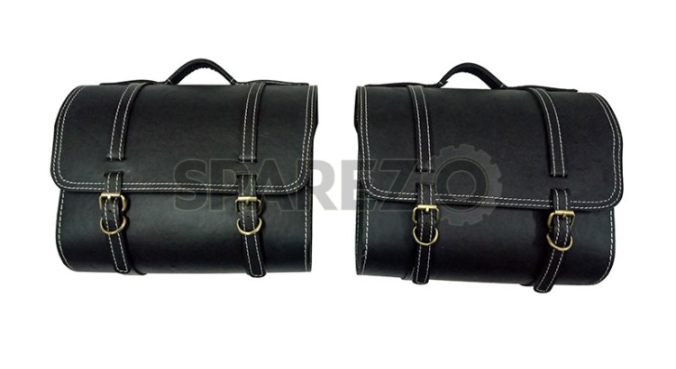 Royal Enfield 350cc 500cc Classic Saddle Bag Pair - SPAREZO