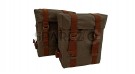 Royal Enfield Classic 350cc 500cc Olive Color Military Pannier Bags - SPAREZO