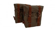 Royal Enfield Classic 350cc 500cc Olive Color Military Pannier Bags