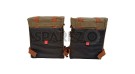 Royal Enfield Classic 350cc 500cc Olive Color Military Pannier and Fitting Frame - SPAREZO