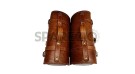 Royal Enfield Classic 350cc 500cc Brown Tan Genuine Leather Luggage Bag - SPAREZO