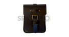 Royal Enfield 650cc GT and Interceptor Magnetic Leather Tank Pouch Black - SPAREZO