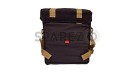 Royal Enfield Black and Golden Pannier Bags and Fitting Frame For Classic 350cc 500cc - SPAREZO