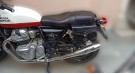 Royal Enfield GT and Interceptor 650 Leather Comfortable Dual Seat with Pannier Bag - SPAREZO