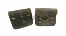 Royal Enfield Genuine Leather Saddle Bags Pair For Classic Models 500cc 350cc - SPAREZO