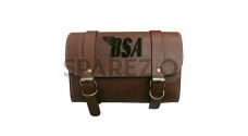 BSA Universal Fit Brown Genuine Leather Tool and Accessories Bag