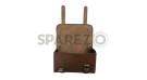 Royal Enfield GT and Interceptor 650cc Leather Tobacco Color Pannier Bags Pair - SPAREZO