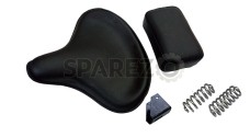 Customized Large American Style Front and Pillion Seat For Royal Enfield - SPAREZO