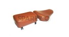New Royal Enfield Leather Sprung Front And Pillion Seat - SPAREZO