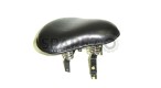 Royal Enfield American Style Large Rear Seat Black Leather - SPAREZO