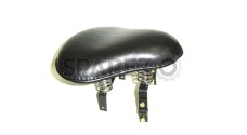 Royal Enfield American Style Large Rear Seat Black Leather