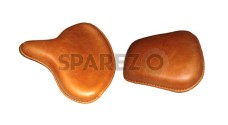 Royal Enfield American Style Front And Rear Seat Tan Color