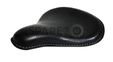 Harley Sportster Steel Based Black Leather Finish Seat Custom Bobber Chopper