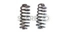 New 16" Harley Chopper Classic Police Seat Skirted Black With Springs - SPAREZO