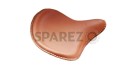 New Royal Enfield Front American Type Seat Brown Colour + Chrome Springs - SPAREZO