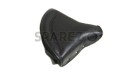 New Royal Enfield Black Leather Front Solo Seat With Chrome Springs Complete - SPAREZO