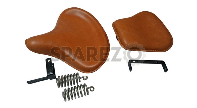 Royal Enfield Classic Bike American Style Front & Rear Seat - SPAREZO