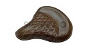 Royal Enfield 500cc Standard Leather Brown Color Seat With Spring  - SPAREZO
