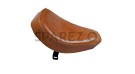 Royal Enfield Front Solo Seat Tan Color Leather Bullet Norton BSA Trump - SPAREZO