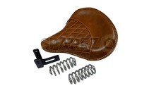 Royal Enfield Standard Bike Front Tan Color Seat - SPAREZO