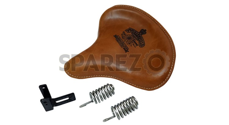 Royal Enfield American Style Classic Bike Front Tan Color Seat - SPAREZO