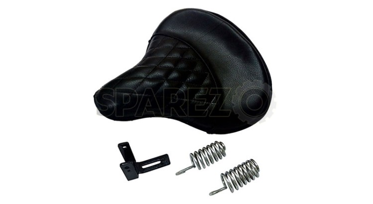 Royal Enfield Classic Bike Front Seat Black Color - SPAREZO