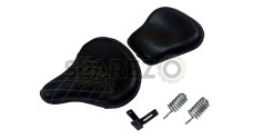 Royal Enfield Classic Bike Front & Rear Seat Black Color - SPAREZO