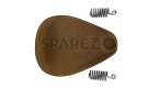 Royal Enfield Classic Leather Camel Color Seat With Spring - SPAREZO