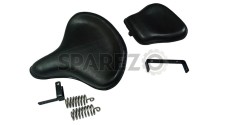 Royal Enfield Classic Bike American Style Front & Rear Seat Black - SPAREZO