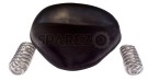 Brand New Black Classic Harley Style Front Seat Royal Enfield - SPAREZO