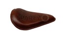 Genuine Leather Front Rider Solo Seat for Royal Enfield Classic 350cc 500cc  	 - SPAREZO